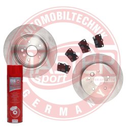 Brake Discs & Pads Set + Cleaner MASTER-SPORT 200901520P OE Ref 4243142040 MASTER SPORT
