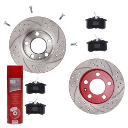 Brake Discs & Pads Set MASTER-SPORT 200921231P OE Ref 1J0615601