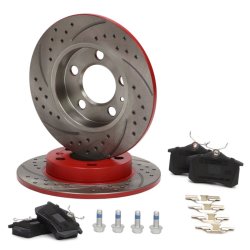 Brake Discs & Pads Set MASTER-SPORT 200921330 OE Ref 1J0698451