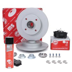 Brake Discs & Pads Set + Cleaner MASTER-SPORT 200951000P OE Ref 424932