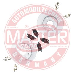 Brake Discs & Pads Set MASTER-SPORT 200951820 OE Ref 5561161M00 MASTER SPORT