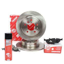 Brake Discs & Pads Set + Cleaner MASTER-SPORT 201001170P OE Ref 34211156668