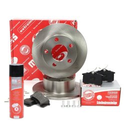 Brake Discs & Pads Set + Cleaner MASTER-SPORT 201002010P OE Ref 4A0615601A MASTER SPORT