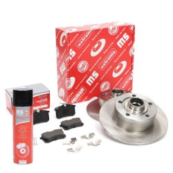 Brake Discs & Pads Set + Cleaner MASTER-SPORT 201002100P OE Ref 8D0598625