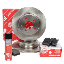 Brake Discs & Pads Set + Cleaner MASTER-SPORT 201002170P OE Ref 2104230312