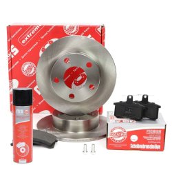 Brake Discs & Pads Set + Cleaner MASTER-SPORT 201002240P OE Ref 8D0615601A