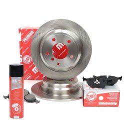 Brake Discs & Pads Set + Cleaner MASTER-SPORT 201002270P OE Ref 34211163395