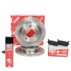 Brake Discs & Pads Set + Cleaner MASTER-SPORT 201002340P OE Ref 3415598