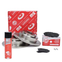 Brake Discs & Pads Set + Cleaner MASTER-SPORT 201002370P OE Ref 26696FE040