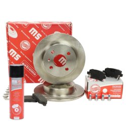 Brake Discs & Pads Set + Cleaner MASTER-SPORT 201002510P OE Ref 569108