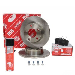 Brake Discs & Pads Set + Cleaner MASTER-SPORT 201002600P OE Ref 425241