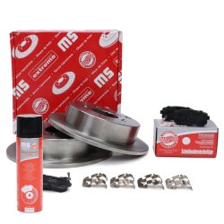 Brake Discs & Pads Set + Cleaner MASTER-SPORT 201002860P OE Ref 584112Y300 MASTER SPORT