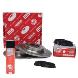 Brake Discs & Pads Set + Cleaner MASTER-SPORT 201003020P OE Ref GF3Y26251A
