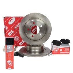 Brake Discs & Pads Set + Cleaner MASTER-SPORT 201003150P OE Ref 34216767145