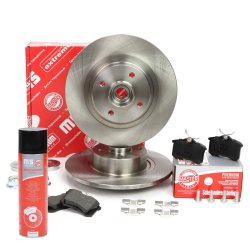 Brake Discs & Pads Set + Cleaner MASTER-SPORT 201003250P OE Ref 7701207898 MASTER SPORT