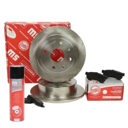 Brake Discs & Pads Set + Cleaner MASTER-SPORT 201003400P OE Ref 96549630