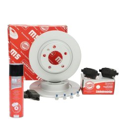 Brake Discs & Pads Set + Cleaner MASTER-SPORT 201003470P OE Ref 1605285