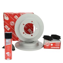 Brake Discs & Pads Set + Cleaner MASTER-SPORT 201003550P OE Ref 5521176J00