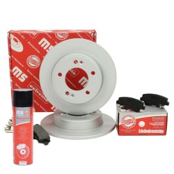 Brake Discs & Pads Set + Cleaner MASTER-SPORT 201003680P OE Ref 584113X300