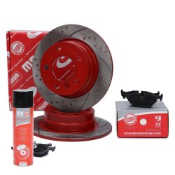 Brake Discs & Pads Set + Cleaner MASTER-SPORT 201022020P OE Ref 34211158936