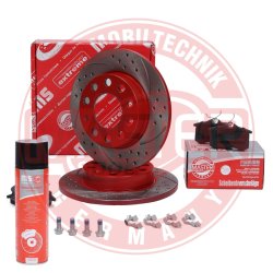 Brake Discs & Pads Set + Cleaner MASTER-SPORT 201022610P OE Ref 895615601A