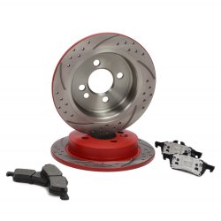 Brake Discs & Pads Set MASTER-SPORT 201022710 OE Ref 34216770252 MASTER SPORT