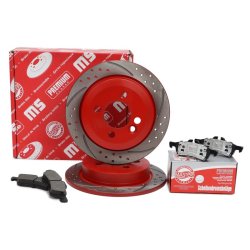 Brake Discs & Pads Set MASTER-SPORT 201022710 OE Ref 34216770252 MASTER SPORT