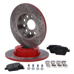 Brake Discs & Pads Set MASTER-SPORT 201023560 OE Ref 1K0615601AA