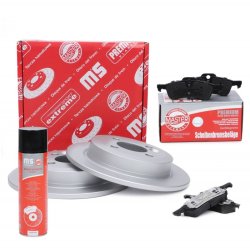 Brake Discs & Pads Set + Cleaner MASTER-SPORT 201052710P OE Ref 34216770252