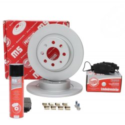 Brake Discs & Pads Set + Cleaner MASTER-SPORT 201053230P OE Ref 77365464
