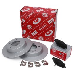 Brake Discs & Pads Set MASTER-SPORT 201053590 OE Ref 77365357