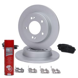 Brake Discs & Pads Set MASTER-SPORT 201053681P OE Ref 58302J9A50 MASTER SPORT