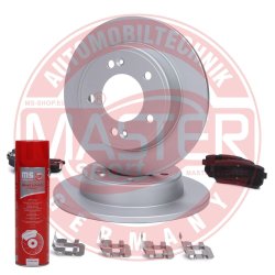 Brake Discs & Pads Set MASTER-SPORT 201053681P OE Ref 58302J9A50 MASTER SPORT