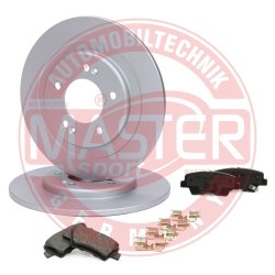 Brake Discs & Pads Set MASTER-SPORT 201053700 OE Ref 58302D7A70