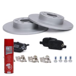 Brake Discs & Pads Set + Cleaner MASTER-SPORT 201053780P OE Ref 51808471