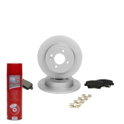 Brake Discs & Pads Set + Cleaner MASTER-SPORT 201053980P OE Ref 58302G2A40