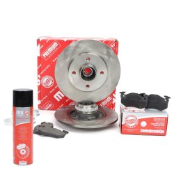 Brake Discs & Pads Set + Cleaner MASTER-SPORT 201060450P OE Ref 7701207611