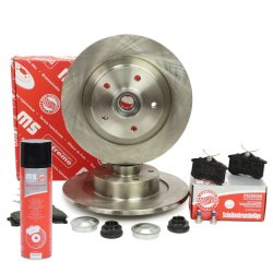 Brake Discs & Pads Set + Cleaner MASTER-SPORT 201062010P OE Ref 402020536R