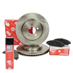 Brake Discs & Pads Set + Cleaner MASTER-SPORT 201062440P OE Ref 4779197AB