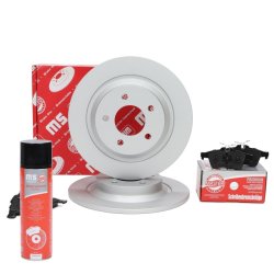 Brake Discs & Pads Set + Cleaner MASTER-SPORT 201101650P OE Ref C23Y26251A