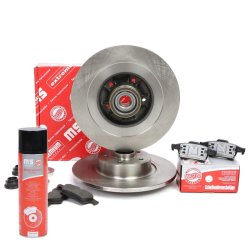 Brake Discs & Pads Set + Cleaner MASTER-SPORT 201101670P OE Ref 7701206924