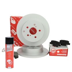 Brake Discs & Pads Set + Cleaner MASTER-SPORT 201101680P OE Ref 424310F020