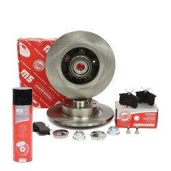 Brake Discs & Pads Set + Cleaner MASTER-SPORT 201101800P OE Ref 440606418R