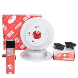 Brake Discs & Pads Set + Cleaner MASTER-SPORT 201102790P OE Ref 71750931