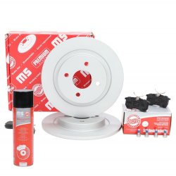 Brake Discs & Pads Set + Cleaner MASTER-SPORT 201103130P OE Ref 4324591