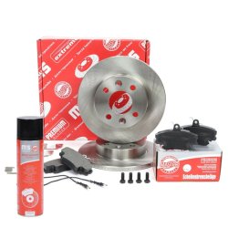 Brake Discs & Pads Set + Cleaner MASTER-SPORT 201201160P OE Ref 410602192R