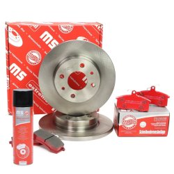 Brake Discs & Pads Set + Cleaner MASTER-SPORT 201201250P OE Ref 21083501070