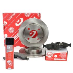 Brake Discs & Pads Set + Cleaner MASTER-SPORT 201201410P OE Ref 1013581