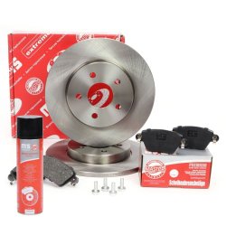 Brake Discs & Pads Set + Cleaner MASTER-SPORT 201201540P OE Ref 1323102