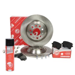 Brake Discs & Pads Set + Cleaner MASTER-SPORT 201201590P OE Ref 4F0615601E